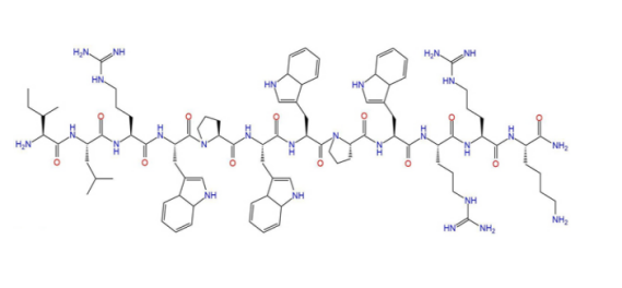 Can the antimicrobial peptide Omiganan also achieve antibacterial effects