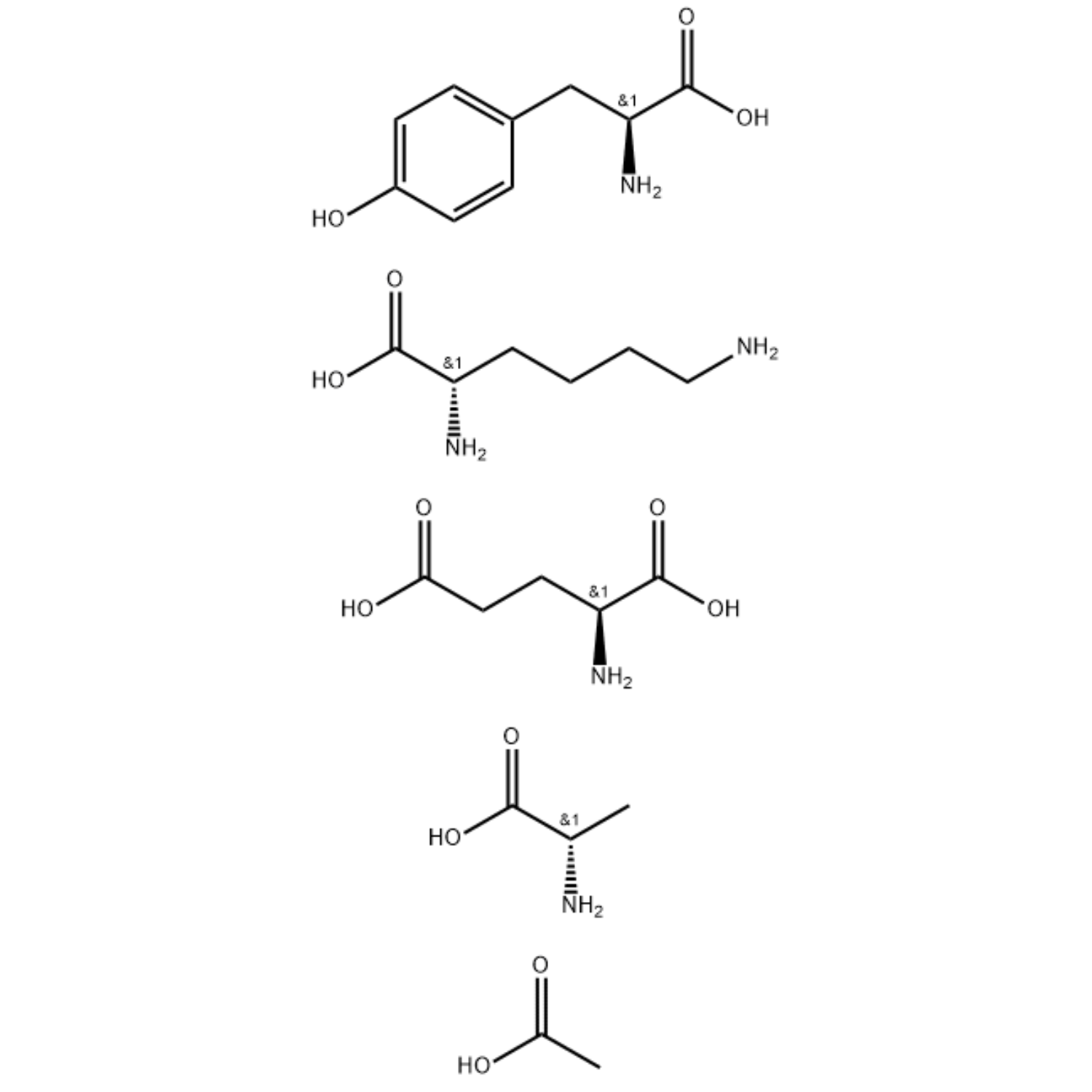 Glatiramer supplier/147245-92-9/Custom peptide 