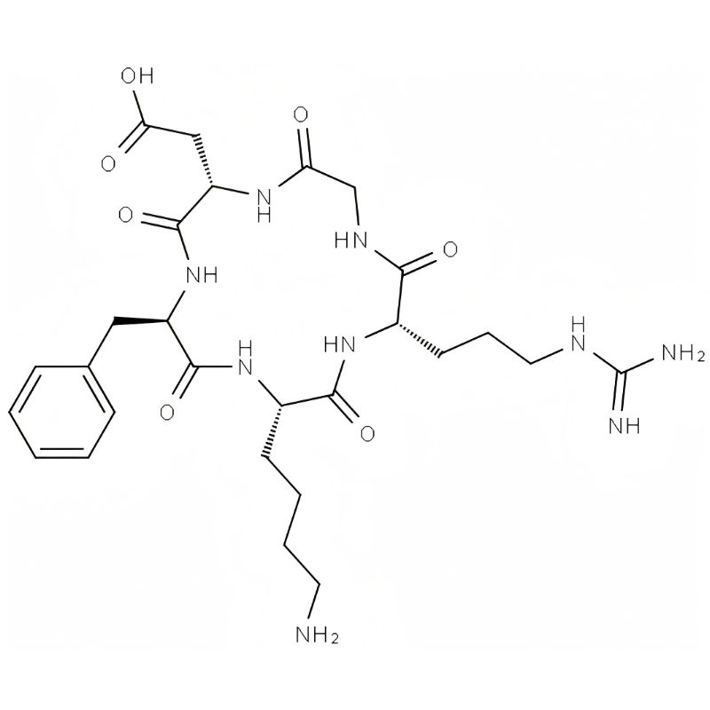 structural formula of c(RGDfK)